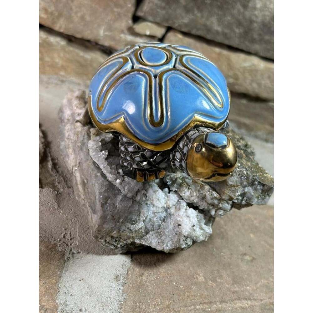 De Rosa Rinconada Blue Turtle with gold accents